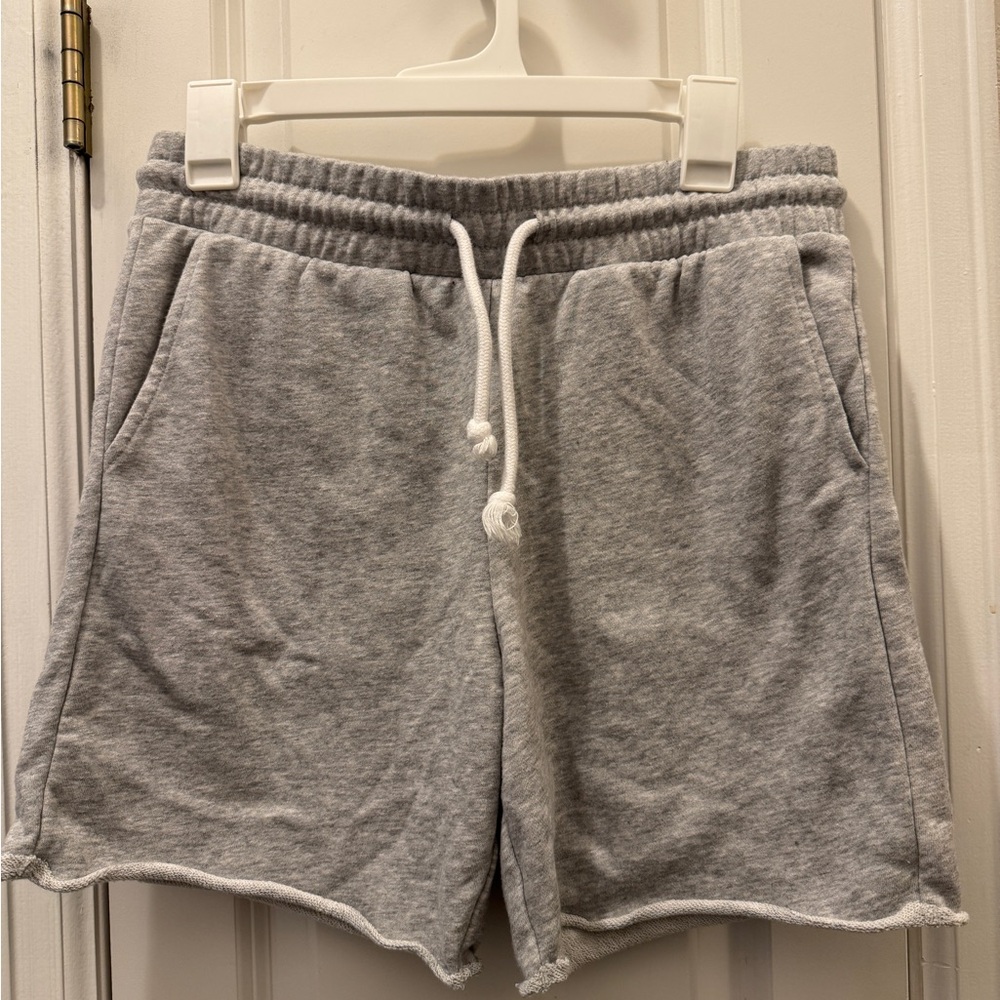 2 pairs of  H&M Drawstring Casual Shorts. Black and Gray